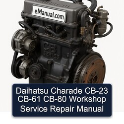 Daihatsu CB Series Charade CB-23 CB-61 CB-80 Service Repair Workshop Manual PDF