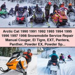 1990-1998 Arctic CAT Snowmobile Service Repair Workshop Manual PDF