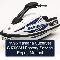 1996 Yamaha Superjet SJ700AU Service Repair Workshop Manual PDF