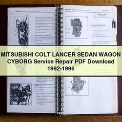 1992-1996 Dodge Lancer Mitsubushi Colt Sedan Wagon Cyborg Service Repair Workshop Manual PDF