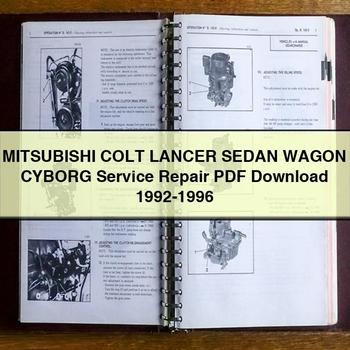 1992-1996 Dodge Lancer Mitsubushi Colt Sedan Wagon Cyborg Service Repair Workshop Manual PDF