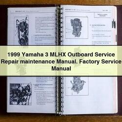 1999 Yamaha 3 Mlhx Outboard Service Repair Workshop Manual PDF