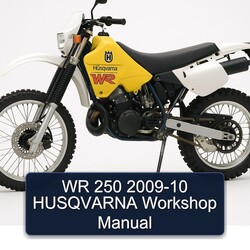 2009-2010 Husqvarna WR Models 250 Service Repair Workshop Manual PDF