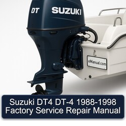 1988-1998 Suzuki DT4 DT-4 Service Repair Workshop Manual PDF