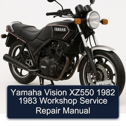 1982-1983 Yamaha XZ550 Vision Service Repair Workshop Manual PDF