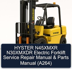 Hyster N45XMXR N30XMXDR Electric Forklift Parts (A264) Catalog PDF