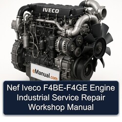 Iveco Nef F4BE-F4GE Engine Industrial Service Repair Workshop Manual PDF