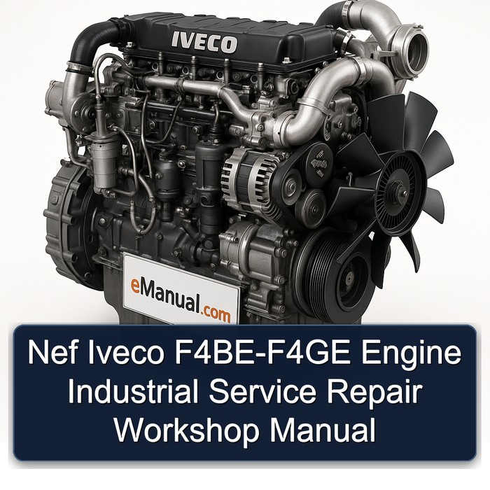 Iveco Nef F4BE-F4GE Engine Industrial Service Repair Workshop Manual PDF