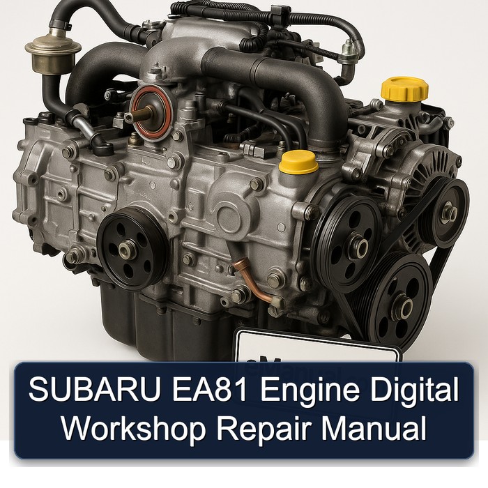 Subaru EA Series EA81 Engine Digital Service Repair Workshop Manual PDF