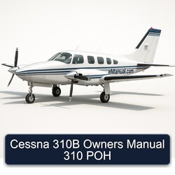 Cessna 310B Owners 310 POH Owner's Manual PDF