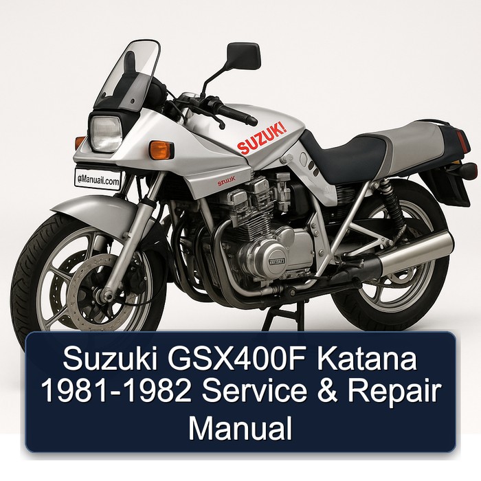 1981-1982 Suzuki Katana Models GSX400F Service Repair Workshop Manual PDF