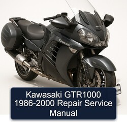 1986-2000 Kawasaki GTR Series GTR1000 Service Repair Workshop Manual PDF
