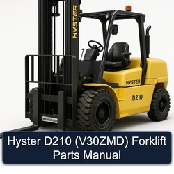 Hyster D210 (V30ZMD) Forklift Parts Catalog PDF