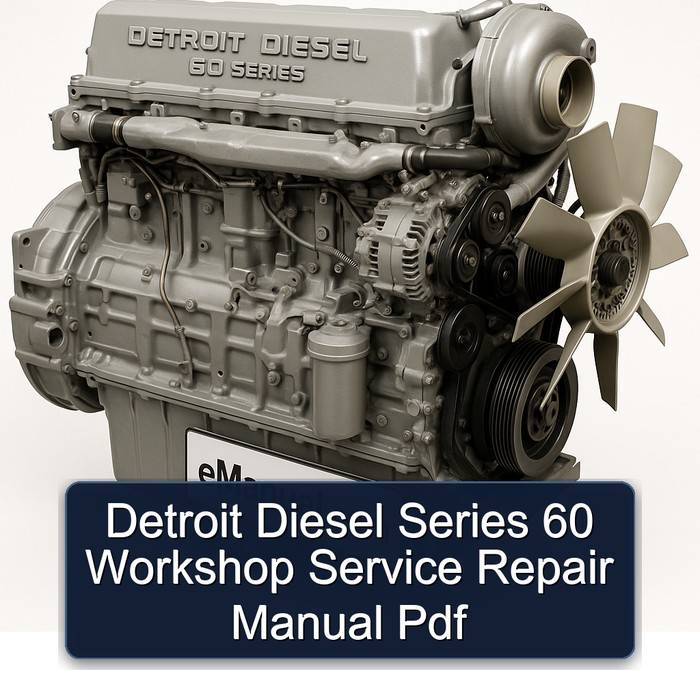 Detroit Diesel 60 Series Service Repair Workshop Manual PDF