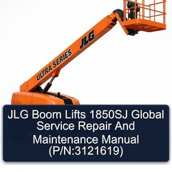 JLG Boom Lifts 1850SJ Global (p/n:3121619) Service Repair Workshop Manual PDF