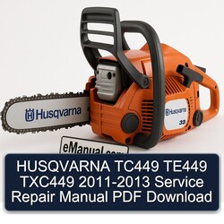 2011-2013 Husqvarna TR650 Models TC449 TE449 TXC449 Service Repair Workshop Manual PDF