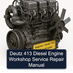 Deutz 413 Diesel Engine Service Repair Workshop Manual PDF