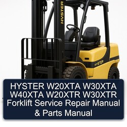 Hyster W20XTA W30XTA W40XTA W20XTR W30XTR Forklift Parts Catalog PDF