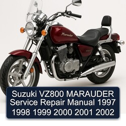 1997-2002 Suzuki Marauder Models VZ800 Service Repair Workshop Manual PDF