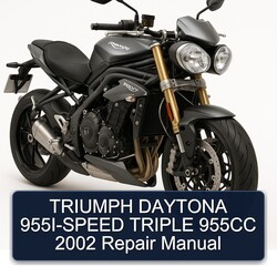 2002 Triumph Speed Triple Daytona 955i- 955CC Service Repair Workshop Manual PDF