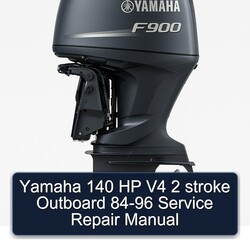 1984-1996 Yamaha 140 HP V4 2 Stroke Outboard Service Repair Workshop Manual PDF