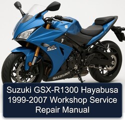1999-2007 Suzuki GSX Series GSX-R1300 Hayabusa Service Repair Workshop Manual PDF