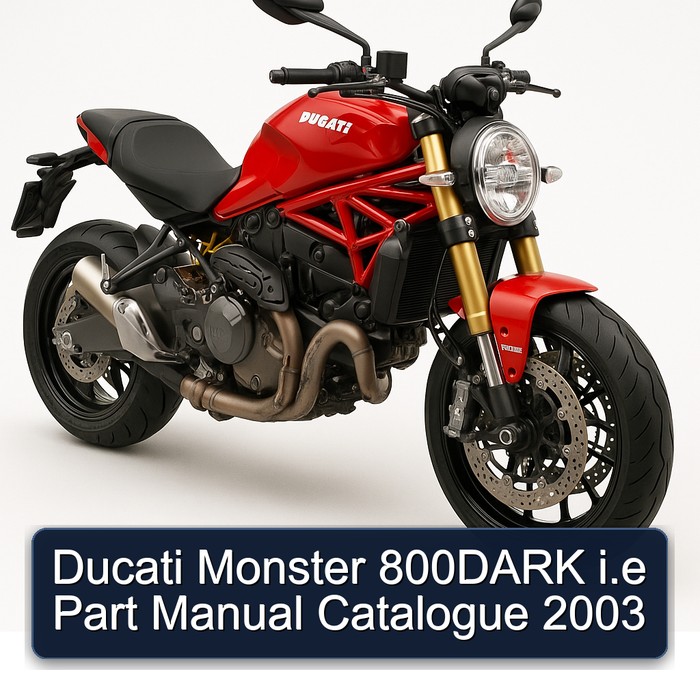 2003 Ducati Monster 800DARK I.e Parts Catalog PDF