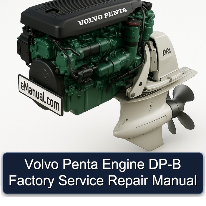 Volvo Penta Engine DP-B Service Repair Workshop Manual PDF