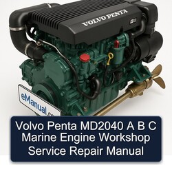Volvo Penta MD2040 B C Marine Engine Service Repair Workshop Manual PDF
