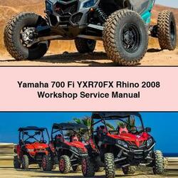 2008 Yamaha 700 Fi YXR70FX Rhino Service Repair Workshop Manual PDF