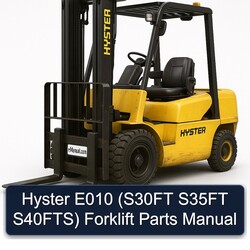 Hyster E010 (s30ft S35FT S40fts) Forklift Parts Catalog PDF