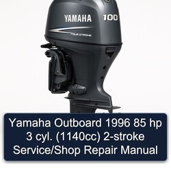 1996 Yamaha Outboard 85 Hp 3 Cyl. (1140CC) 2-stroke /shop Service Repair Workshop Manual PDF