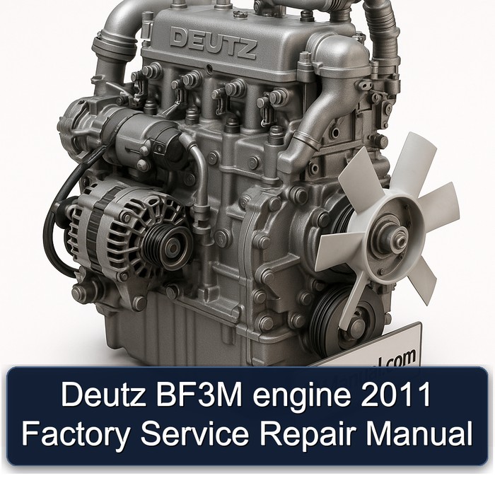 2011 Deutz BF3M Engine Service Repair Workshop Manual PDF