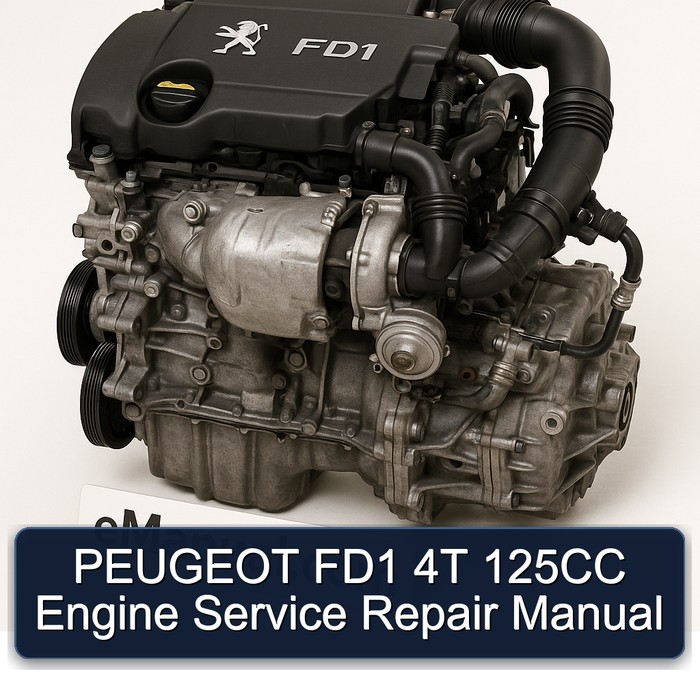 Peugeot FD1 4T 125CC Engine Service Repair Workshop Manual PDF