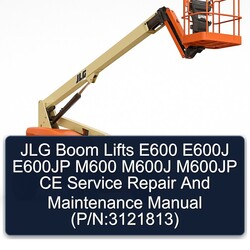 JLG Boom Lifts E600 E600J E600JP M600 M600J M600JP CE (p/n:3121813) Service Repair Workshop Manual PDF
