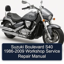 1986-2009 Derbi Boulevard Suzuki S40 Service Repair Workshop Manual PDF