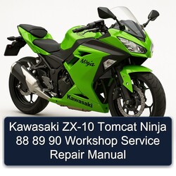 Kawasaki Ninja ZX-10 Tomcat 88 89 90 Service Repair Workshop Manual PDF