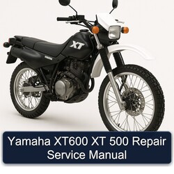 Yamaha XT Models XT600 500 Service Repair Workshop Manual PDF