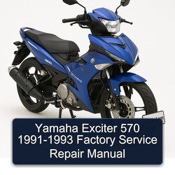1991-1993 Yamaha Exciter Service Repair Workshop Manual PDF