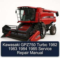 1982-1985 Kawasaki GPZ750 Turbo Service Repair Workshop Manual PDF