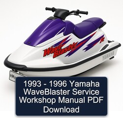 1993-1996 Yamaha Waveblaster Service Repair Workshop Manual PDF