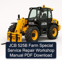 JCB 525B Farm Special Service Repair Workshop Manual PDF