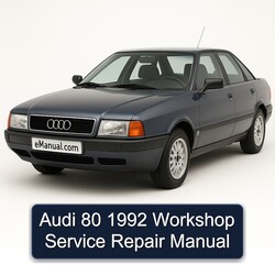 1992 Audi 80 Service Repair Workshop Manual PDF