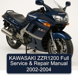 2002-2004 Kawasaki ZZ R Series ZZR1200 Service Repair Workshop Manual PDF