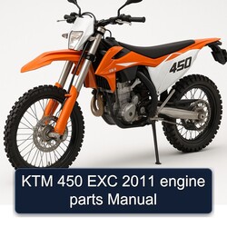 KTM 450 EXC 2011 engine parts Manual 