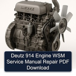 Deutz 914 Engine WSM Service Repair Workshop Manual PDF
