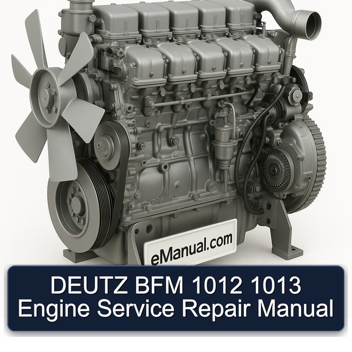 Deutz 1012 BFM 1013 Engine Service Repair Workshop Manual PDF