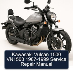 1987-1999 Kawasaki Vulcan 1500 VN1500 Service Repair Workshop Manual PDF