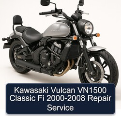 2000-2008 Kawasaki Vulcan VN1500 Classic Fi Service Repair Workshop Manual PDF