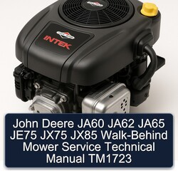 John Deere JA60 JA62 JA65 JE75 JX75 JX85 Walk-behind Mower TM1723 Service Repair Workshop Manual PDF